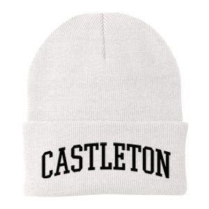 Castleton Athletic Arch College University @ Alumni Knit Cap Winter Beanie