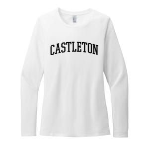 Castleton Athletic Arch College University @ Alumni Womens CVC Long Sleeve Shirt