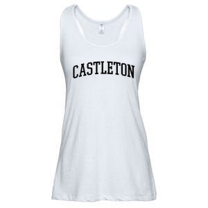 Castleton Athletic Arch College University @ Alumni Ladies Essential Flowy Tank