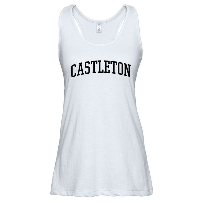 Castleton Athletic Arch College University @ Alumni Ladies Essential Flowy Tank