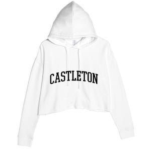 Castleton Athletic Arch College University @ Alumni Crop Fleece Hoodie