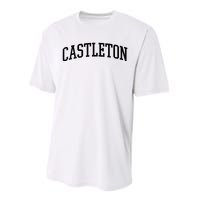 Castleton Athletic Arch College University @ Alumni Performance Sprint T-Shirt