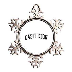 Castleton Athletic Arch College University @ Alumni Metallic Star Ornament