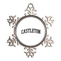 Castleton Athletic Arch College University @ Alumni Metallic Star Ornament