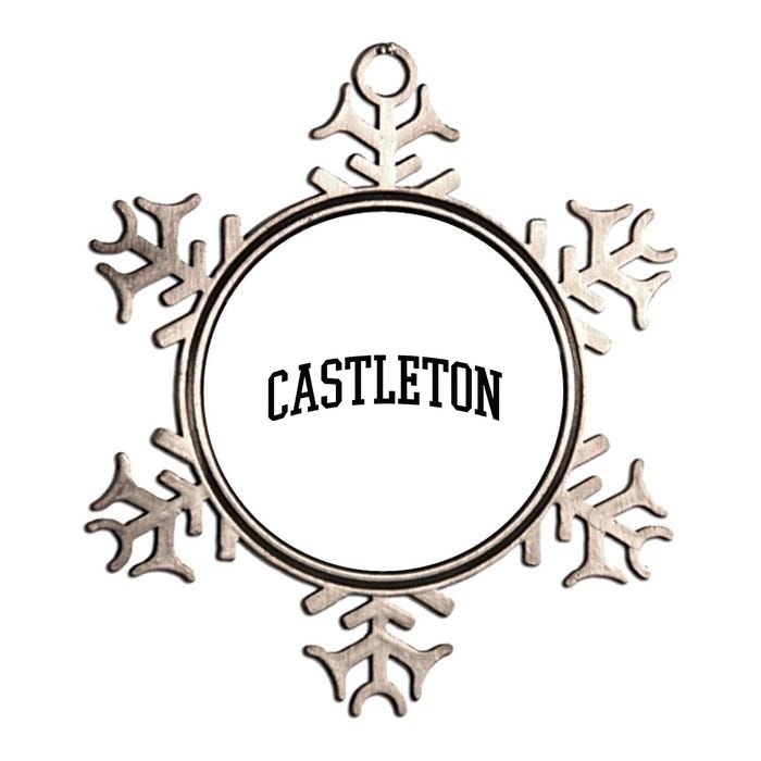 Castleton Athletic Arch College University @ Alumni Metallic Star Ornament