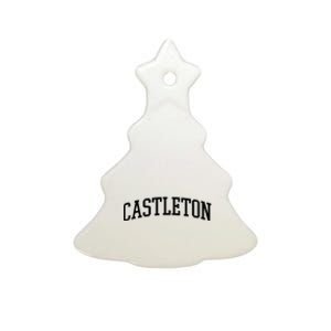 Castleton Athletic Arch College University @ Alumni Ceramic Tree Ornament