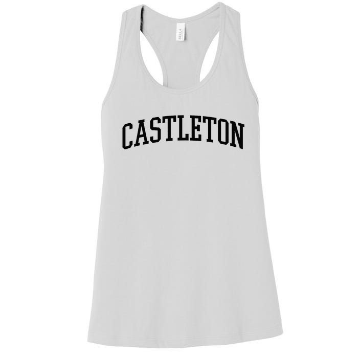 Castleton Athletic Arch College University @ Alumni Women's Racerback Tank