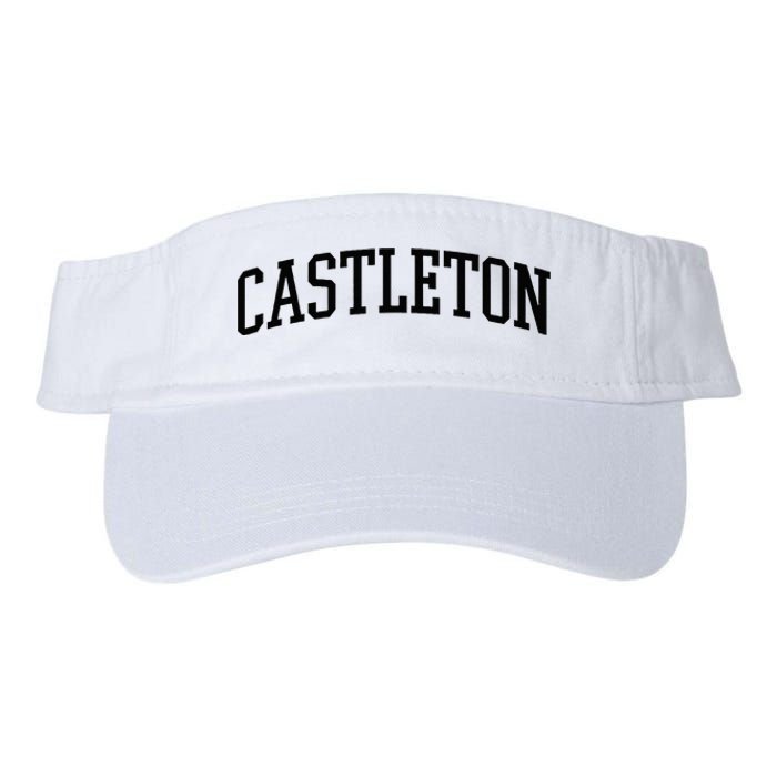 Castleton Athletic Arch College University @ Alumni Valucap Bio-Washed Visor