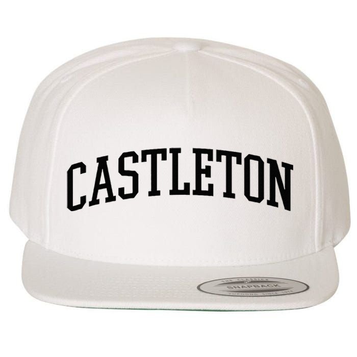 Castleton Athletic Arch College University @ Alumni Wool Snapback Cap