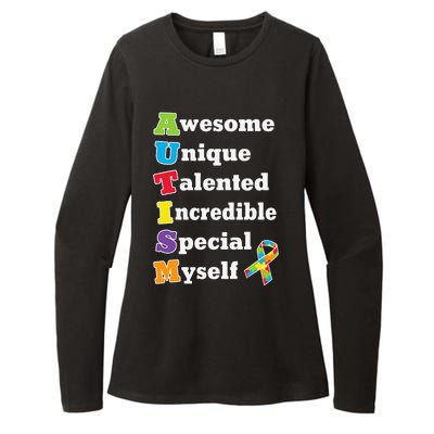 Cute Autism Acronym Awareness Womens CVC Long Sleeve Shirt