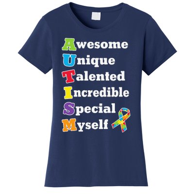 Cute Autism Acronym Awareness Women's T-Shirt