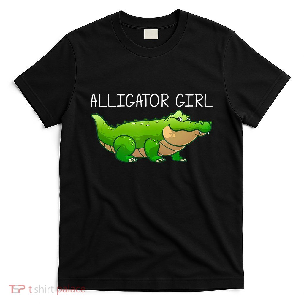 Cute Alligator Art For Girl Crocodile Alligator Lover T-Shirt
