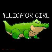 Cute Alligator Art For Girl Crocodile Alligator Lover T-Shirt