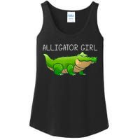 Cute Alligator Art For Girl Crocodile Alligator Lover Ladies Essential Tank