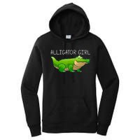 Cute Alligator Art For Girl Crocodile Alligator Lover Women's Pullover Hoodie