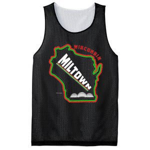 Classic African American Multicolor Wisconsin Milwaukee Map Mesh Reversible Basketball Jersey Tank