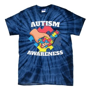 Cute Autism Awareness 2 April Autism Day Gift Tie-Dye T-Shirt