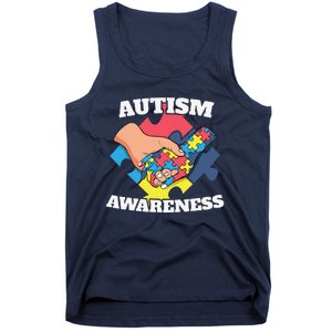 Cute Autism Awareness 2 April Autism Day Gift Tank Top