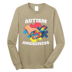 Cute Autism Awareness 2 April Autism Day Gift Long Sleeve Shirt