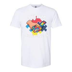 Cute Autism Awareness 2 April Autism Day Gift Softstyle CVC T-Shirt