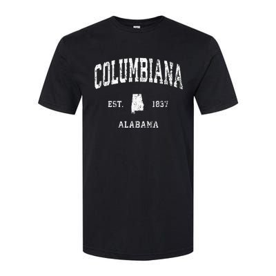 Columbiana Alabama Al Vintage Athletic Sports Design Softstyle® CVC T-Shirt