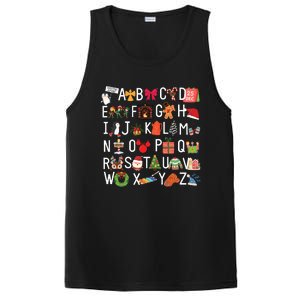 Christmas Alphabet Abc Kindergarten Teacher Alphabet PosiCharge Competitor Tank