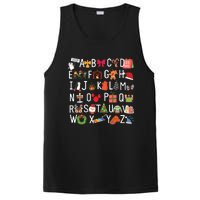 Christmas Alphabet Abc Kindergarten Teacher Alphabet PosiCharge Competitor Tank