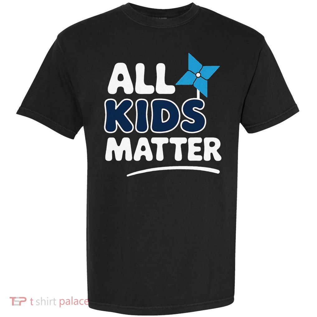 Child Abuse Awareness Blue Pinwheel All Matter Garment-Dyed Heavyweight T-Shirt
