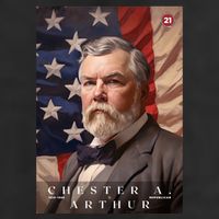 Chester A. Arthur 21st President Of The United States Portrait Adult Drive Performance Visor