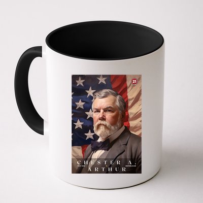 Chester A. Arthur 21st President Of The United States Portrait Mug