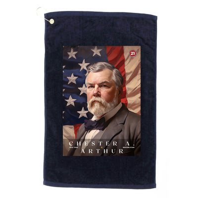 Chester A. Arthur 21st President Of The United States Portrait Golf Towel