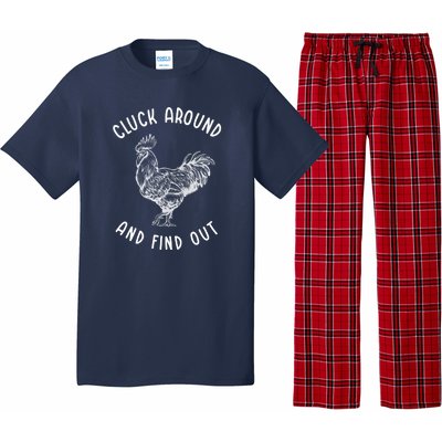 Cluck Around And Find Out Funny Chicken Pajama Set