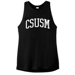 CSUSM Athletic Arch College University @ Alumni Ladies PosiCharge Tri-Blend Wicking Tank