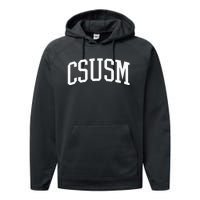 CSUSM Athletic Arch College University @ Alumni Performance Fleece Hoodie