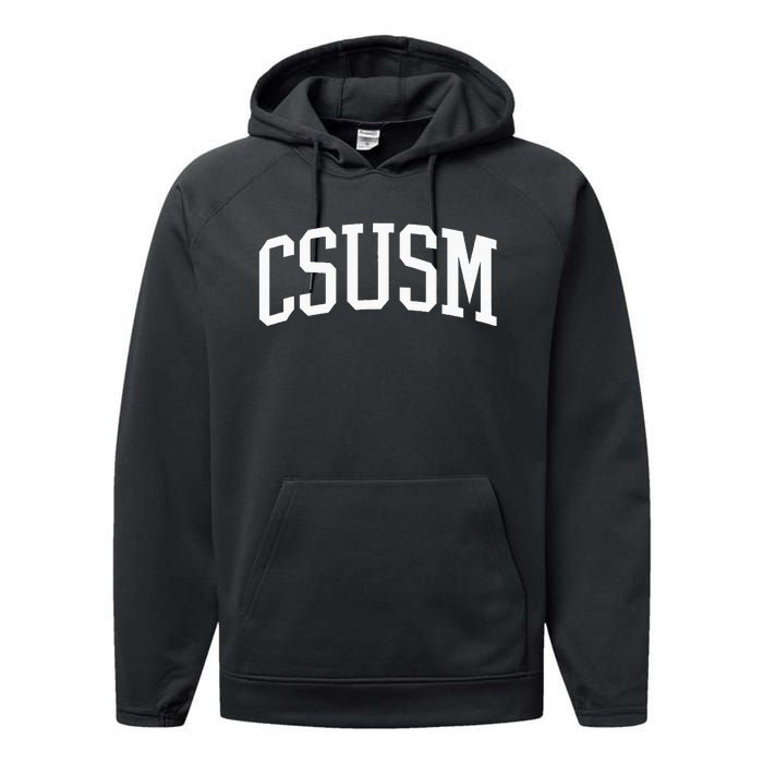 CSUSM Athletic Arch College University @ Alumni Performance Fleece Hoodie