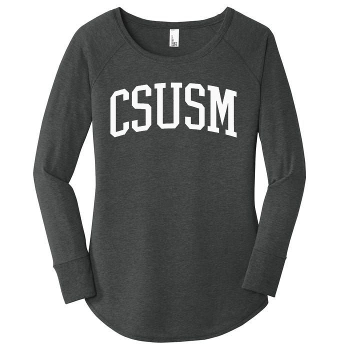 CSUSM Athletic Arch College University @ Alumni Women's Perfect Tri Tunic Long Sleeve Shirt