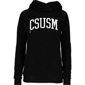 CSUSM Athletic Arch College University @ Alumni Womens Funnel Neck Pullover Hood