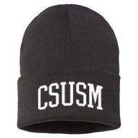 CSUSM Athletic Arch College University @ Alumni Sustainable Knit Beanie