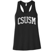 CSUSM Athletic Arch College University @ Alumni Women's Racerback Tank