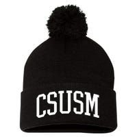 CSUSM Athletic Arch College University @ Alumni Pom Pom 12in Knit Beanie