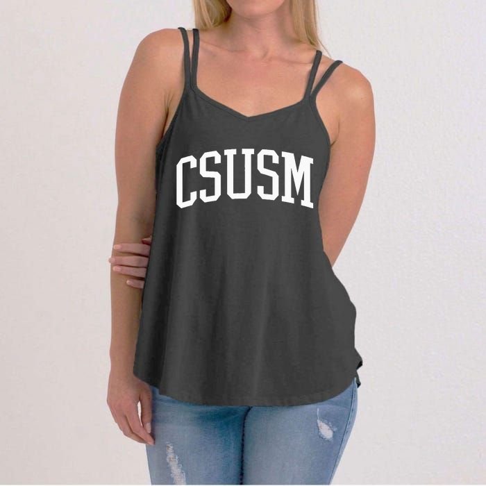 CSUSM Athletic Arch College University @ Alumni Women's Strappy Tank