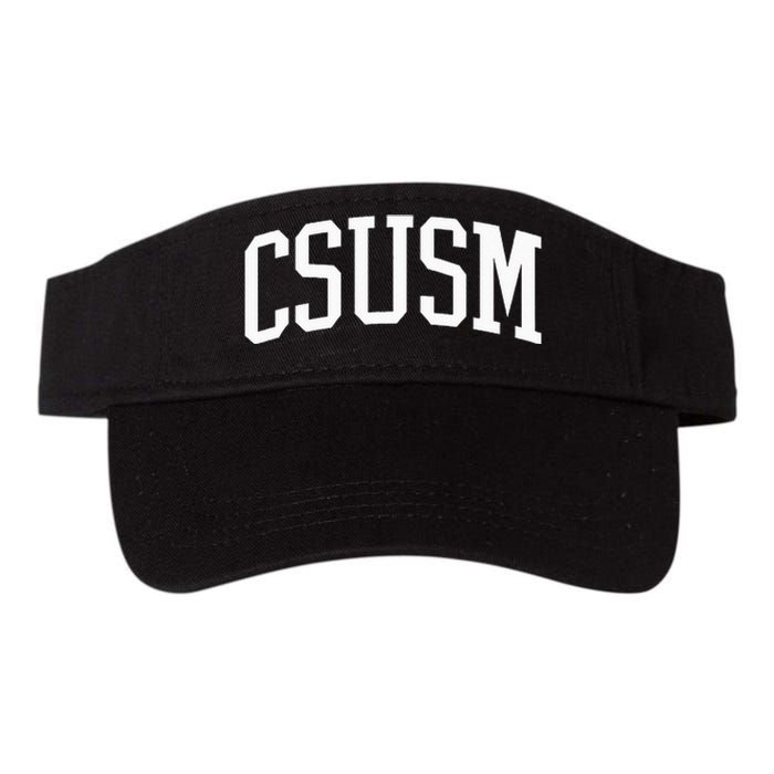 CSUSM Athletic Arch College University @ Alumni Valucap Bio-Washed Visor