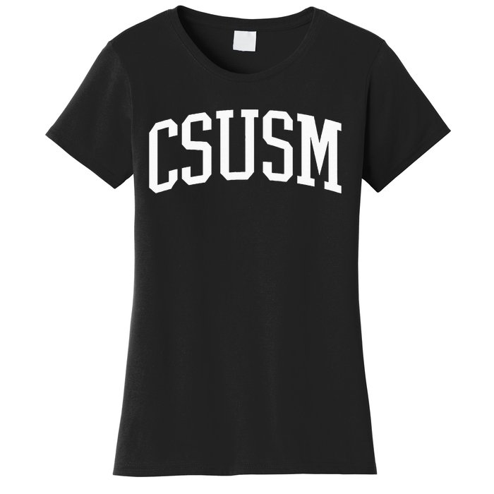 CSUSM Athletic Arch College University @ Alumni Women's T-Shirt