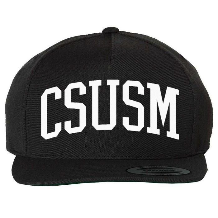 CSUSM Athletic Arch College University @ Alumni Wool Snapback Cap