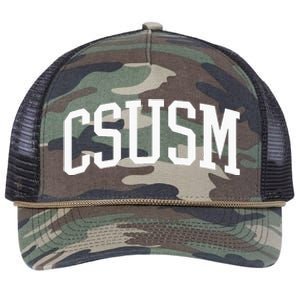 CSUSM Athletic Arch College University @ Alumni Retro Rope Trucker Hat Cap