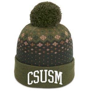 CSUSM Athletic Arch College University @ Alumni The Baniff Cuffed Pom Beanie