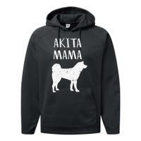 Cool Akita  Akita Mom Owner Pet Lover Performance Fleece Hoodie