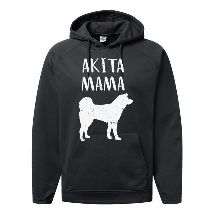 Cool Akita  Akita Mom Owner Pet Lover Performance Fleece Hoodie