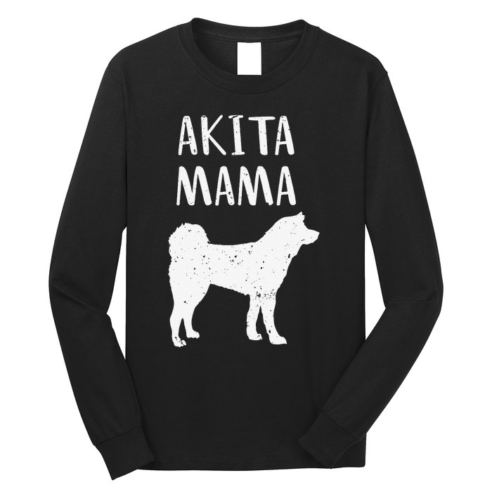 Cool Akita  Akita Mom Owner Pet Lover Long Sleeve Shirt