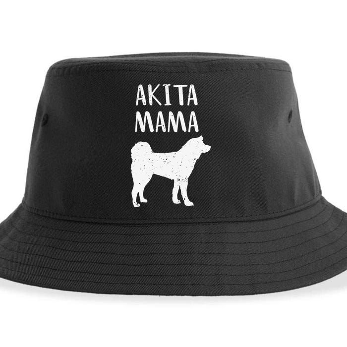 Cool Akita  Akita Mom Owner Pet Lover Sustainable Bucket Hat